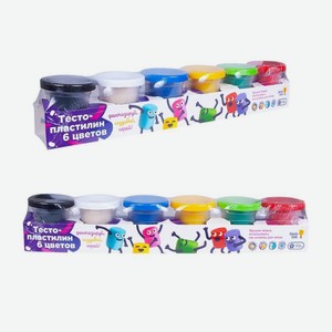 Набор для лепки Genio Kids Тесто-пластилин TA1009 6 цветов