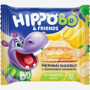 Пирожное HIPPOBO с банановой начинкой 32г