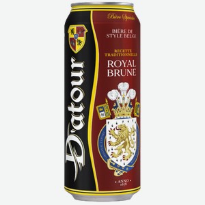 Тёмное пиво D`atour Royal Brune 0.5л