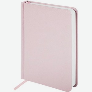 Ежедневник BRAUBERG Profile, недатированный, A6, 272стр., 136лист., в линейку, белые страницы, светло-розовый