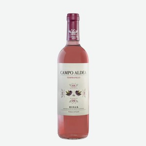 Вино Campo Aldea DOCa Rioja-Young Rose13,5%розовое сухое 0.75л Испания Риоха