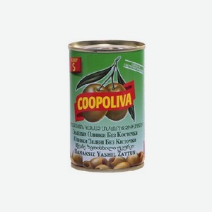 Оливки; Маслины COOPOLIVA без косточки 300г ж/б