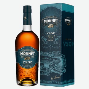 Коньяк Monnet VSOP в подарочной упаковке 0.7 л.