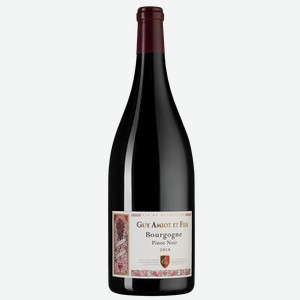 Вино Bourgogne Pinot Noir, Domaine Amiot Guy et Fils, 1.5 л., 1.5 л.