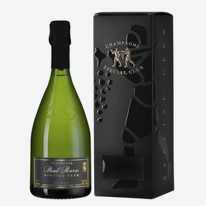 Шампанское Special Club Brut Grand Cru Bouzy в подарочной упаковке, Paul Bara, 0.75 л.