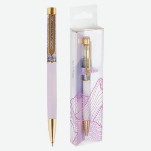 Ручка шариковая автоматическая MESHU Lilac sand синяя