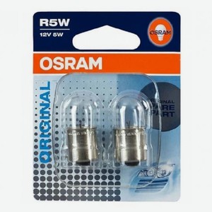 Лампа Osram R5 5W 12V 12V BA15S, блистер 2 шт.