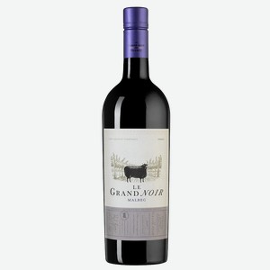 Вино Le Grand Noir Malbec, Les Celliers Jean d Alibert, 0.75 л.