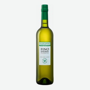Вино ликерное Херес Элеганте Фино 2016 0,75л 15%