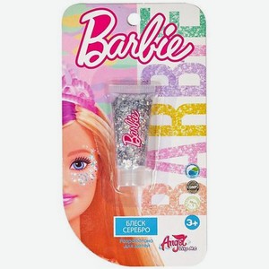 Детская декоративная косметика Barbie Блеск для лица  Серебро 