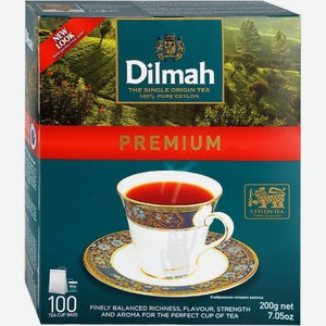 Чай черный Dilmah Цейлонский 100пак*2г