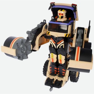 Робот 1 Toy трансформируется в строительный каток, со светом и звуком, 47 см Т10599