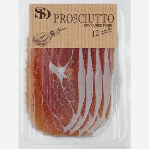 Прошутто Prosciutto свинина сыровяленая SD, 70г