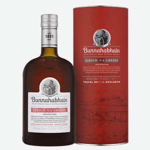 Виски Bunnahabhain Eirigh Na Greine в подарочной упаковке, 1 л., 1 л.