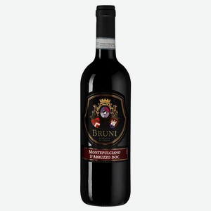 Вино Bruni Montepulciano d Abruzzo, Caviro, 0.75 л.