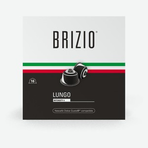 Кофе в капсулах Brizio Lungo для системы Dolce Gusto, 16 шт