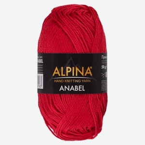 Пряжа Alpina anabel 007 красный, 50 г