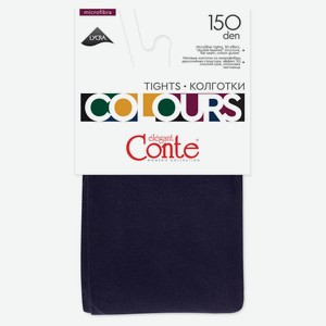 Колготки женские Conte Elegant Ce Colours 150 Navy, размер 4