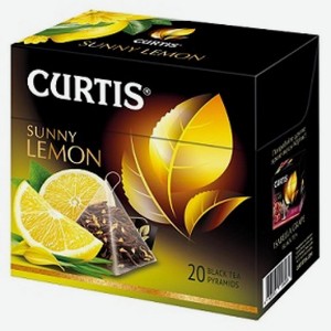 Чай черный Curtis Sanny Lemon пирамидки 20шт
