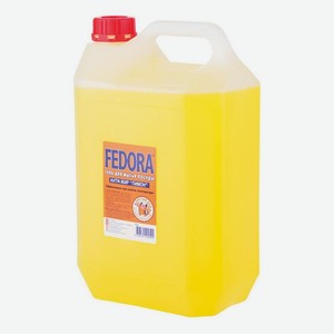 Гель анти-жир Лимон высокоэффективный для мытья жирной посуды FEDORA ПЭТ 5л