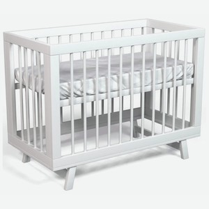 Кроватка для новорожденного Lilla Aria белая