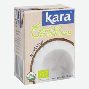 Растительный аналог сливок Kara Organic кокосовый 24% 200 мл