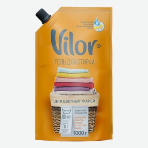 Гель для стирки Vilor цветочный аромат для цветных тканей 1 л