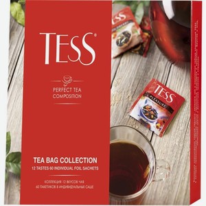Подарочный набор Чай Tess ассорти 12 видов 60пак