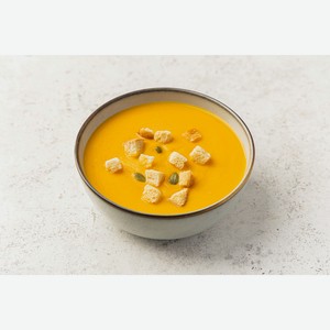Крем-суп тыквенный с сухариками