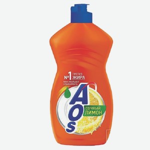 Средство для мытья посуды «AOS» Лимон, 450 мл