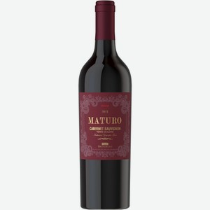 Вино МАТУРО КАБЕРНЕ СОВИНЬОН, красное, сухое, 13%, 0.75л., Италия
