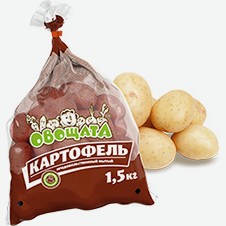 Картофель Овощата, 1,5 Кг