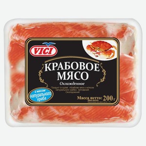 Крабовое мясо (сурими) VICI Снежный краб 200г