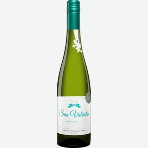 Вино SAN VALENTIN белое полусухое 11% 0,75л