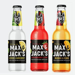 Напиток пивной MAX&JACK S в ассортименте 4,7% 0,4л