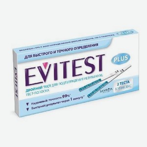 Evitest Экспресс-тест для определения беременности, тест-полоска Evitest Plus