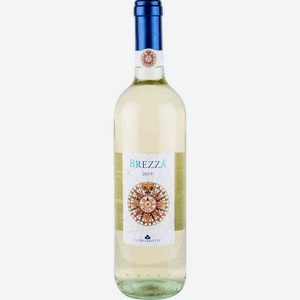 Вино Brezza Lungarotti белое полусухое 11,5 % алк., Италия, 0,75 л