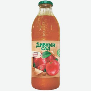 Напиток сокосодержащий Дивный сад Яблочный, 1 л