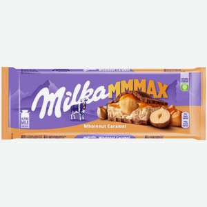 Шоколад молочный Milka Цельный орех и карамель, 300 г
