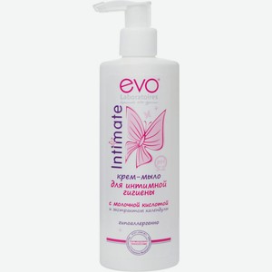 Крем-мыло для интимной гигиены Evo с молочной кислотой и экстрактом календулы, 200 мл