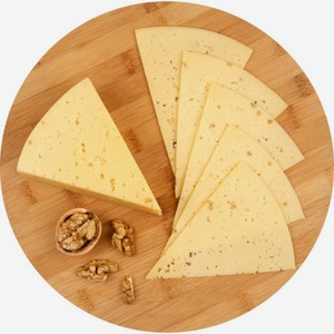 Сыр полутвёрдый Ореховый с фенугреком и ароматом грецкого ореха 45%, 1 кг