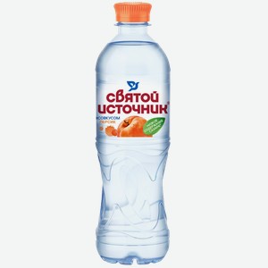 Вода СВЯТОЙ ИСТОЧНИК со вкусом персик, негазированная, ПЭТ, 0.5л
