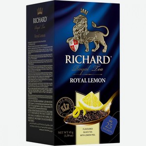 Чай черный Ричард Роял Лемон, 25*1,7г