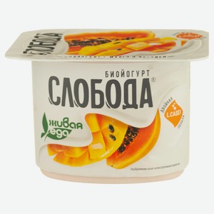 БЗМЖ Биойогурт Слобода манго/папайя 2,9% 125г