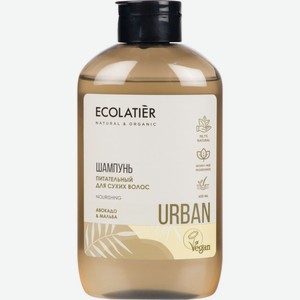 Шампунь для сухих волос Ecolatier Urban Авокадо и Мальва питательный, 600 мл