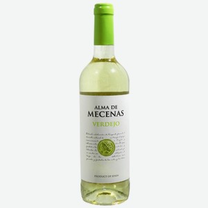 Вино  Альма Де Месенас Вердехо  ординар. бел/сух 11,5% 0,75л, Испания