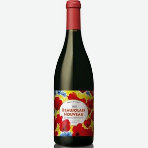 Вино Божоле Нуво 2022 AOC BEAUJOLAIS Красное Сухое 0.75л
