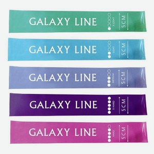 Набор резинок для фитнеса Galaxy GL1061, 5 шт