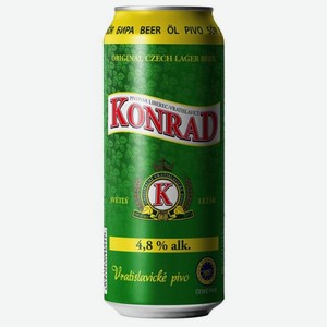 Пиво Конрад светл пастер фильтр 0.5л