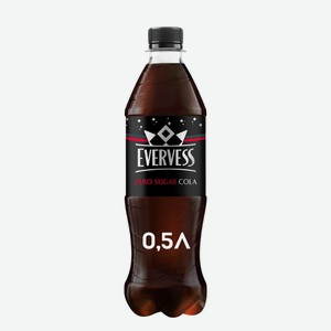 Лимонад Evervess Кола без сахара, 500мл Россия